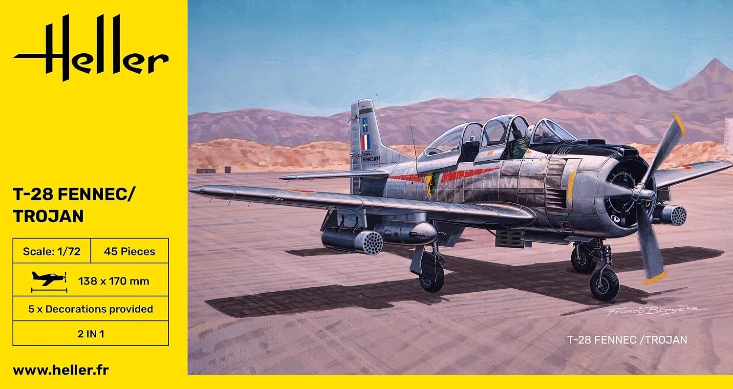 Heller 1: 72 - North American T-28 Fennec/Trojan Various