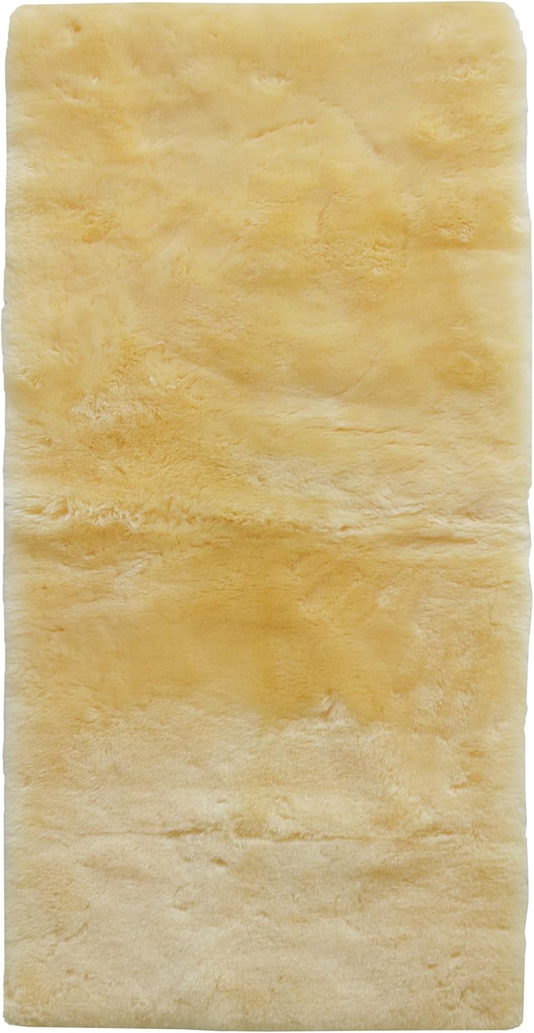 Natural Medical Sheepskin Pad, Non-Slip Back, Natural, 17 x 17 in, 1 Pack