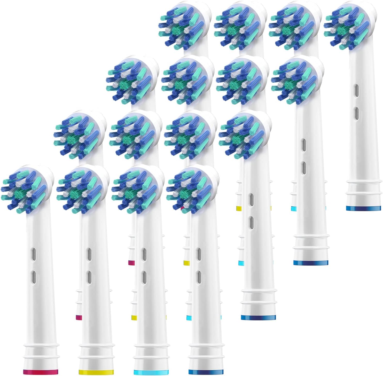 Alayna Replacement Toothbrush Heads for Oralb 20 Cross Compatible with Oral-B Braun Electric Toothbrush Fits Oral b Action Pro 1000 Floss Kids Clean