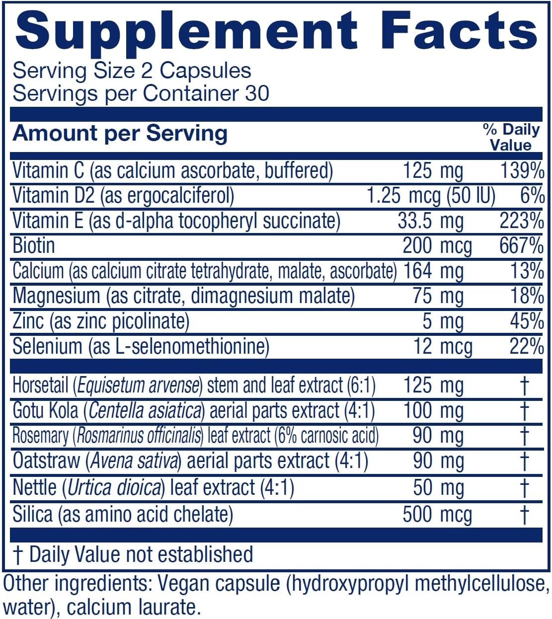 Vitanica Luminous - Hair, Skin & Nail Support Supplement - Nutritional Supplement for Women with Magnesium & Selenium - Vegan Antioxidant Supplement - Consumer Line - 60 Capsules