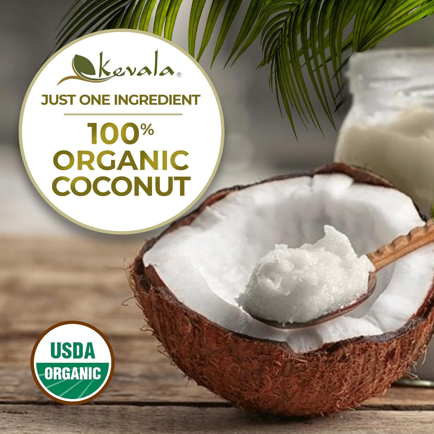 Kevala Organic Coconut Butter - 2 lb, Natural Plant Based Sandwich Spread | Coconut Cream for Cooking and Baking, Addition to Keto Snacks and Breakfast Ingredient, Dairy Free Organic Butter Spread