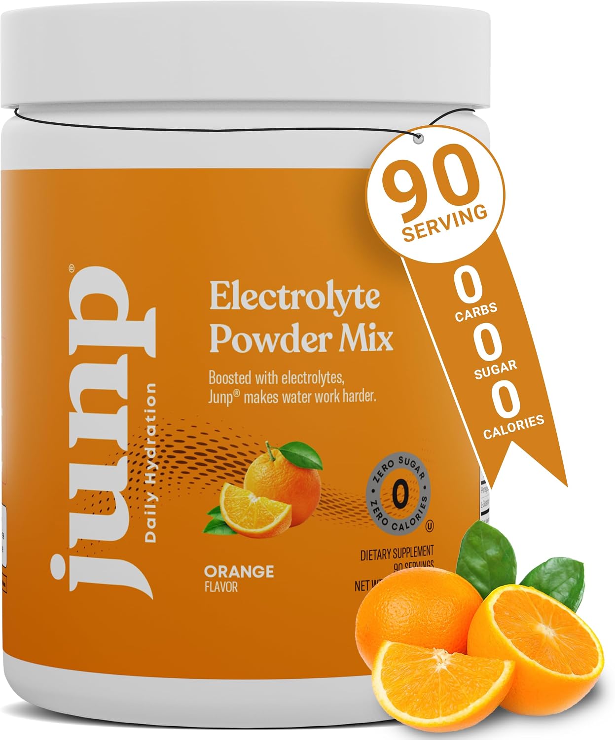 JUNP Electrolytes Powder No Sugar No Carbs – Lemonade Keto Electrolyte Drink Mix - Potassium & Salt Hydration Powder Electrolytes - Zero Calorie