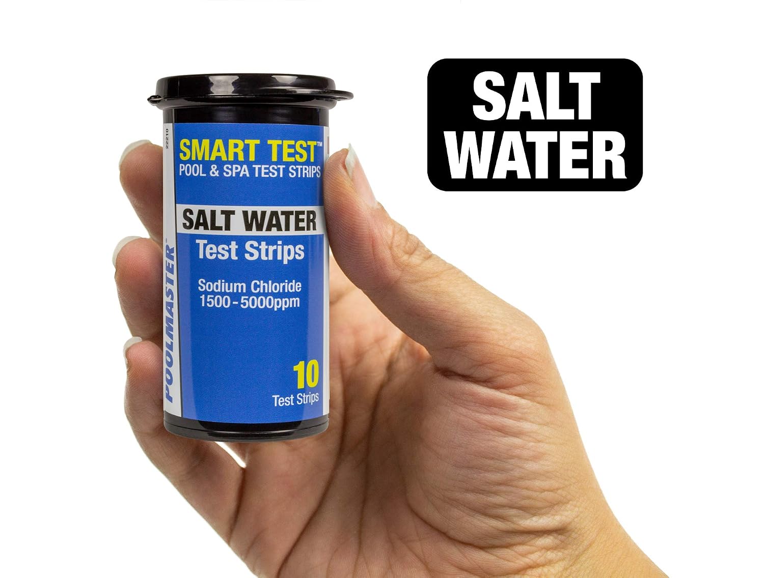 Poolmaster 22212 Smart Test 6-Way Swimming Pool and Spa Water Chemistry Test Strips, 50 count,White