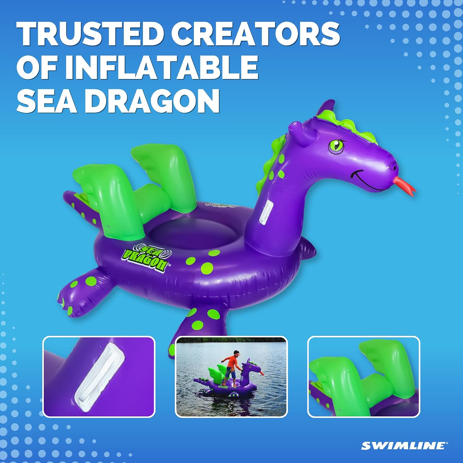 SWIMLINE Original Giant Inflatable Pool Float Floatie Ride-On