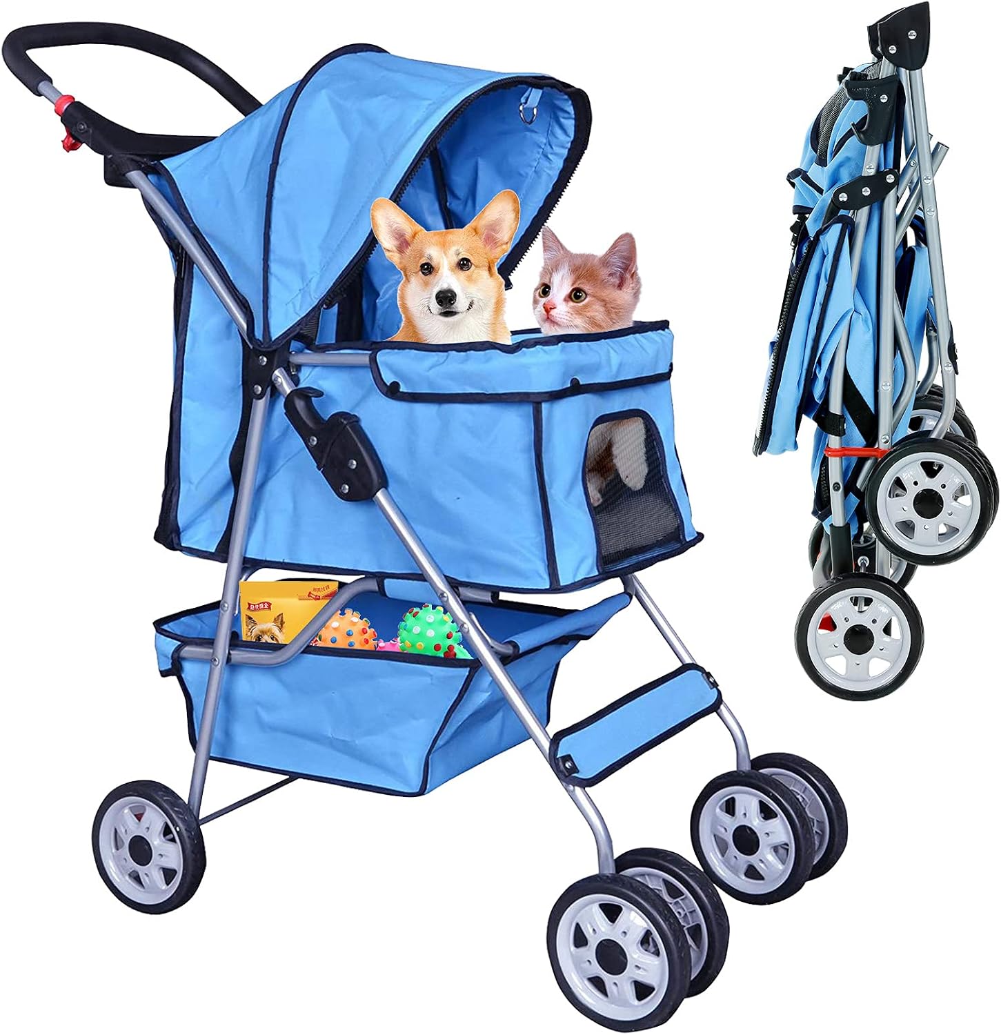 Best 4 Wheels Pet Stroller for Dog and Cat Stroller