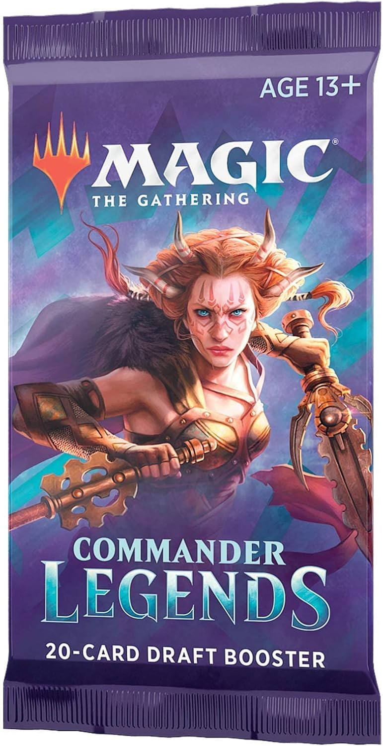 Magic The Gathering Commander Legends Booster Pack - 2 Legends - Total 20 MTG Cards (1 Draft Booster)