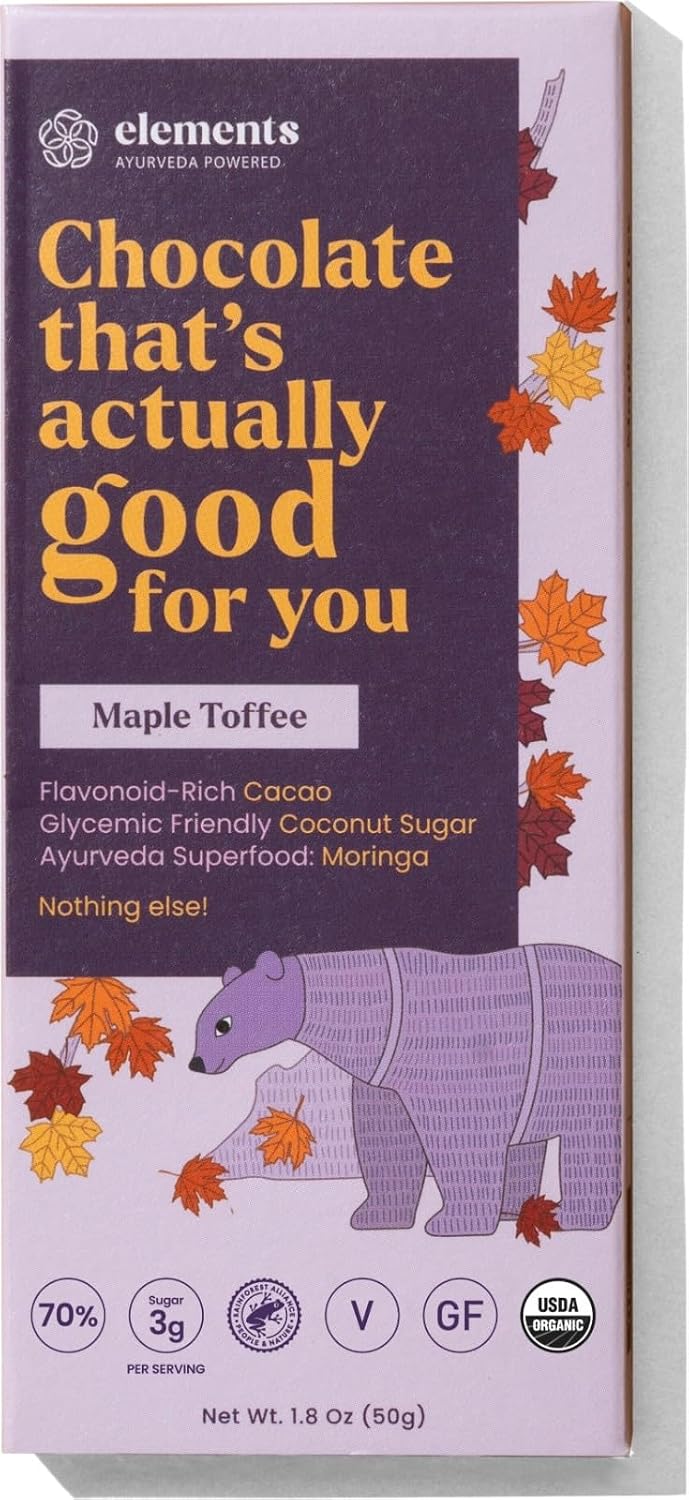 Elements Truffles Dark Chocolate Bar Combo Pack of 9 | Ayurvedic
