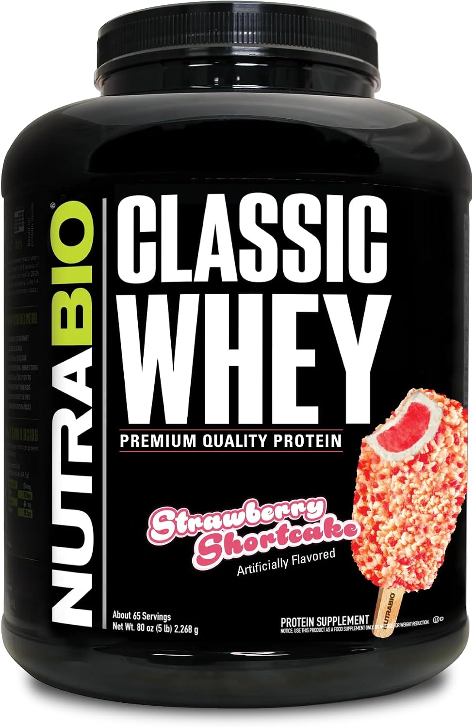 NutraBio Classic Whey Protein Powder- 25G of Protein Per Scoop - No Fillers, Artificial Colors, Preservatives - Chocolate Milkshake, 2 Pounds