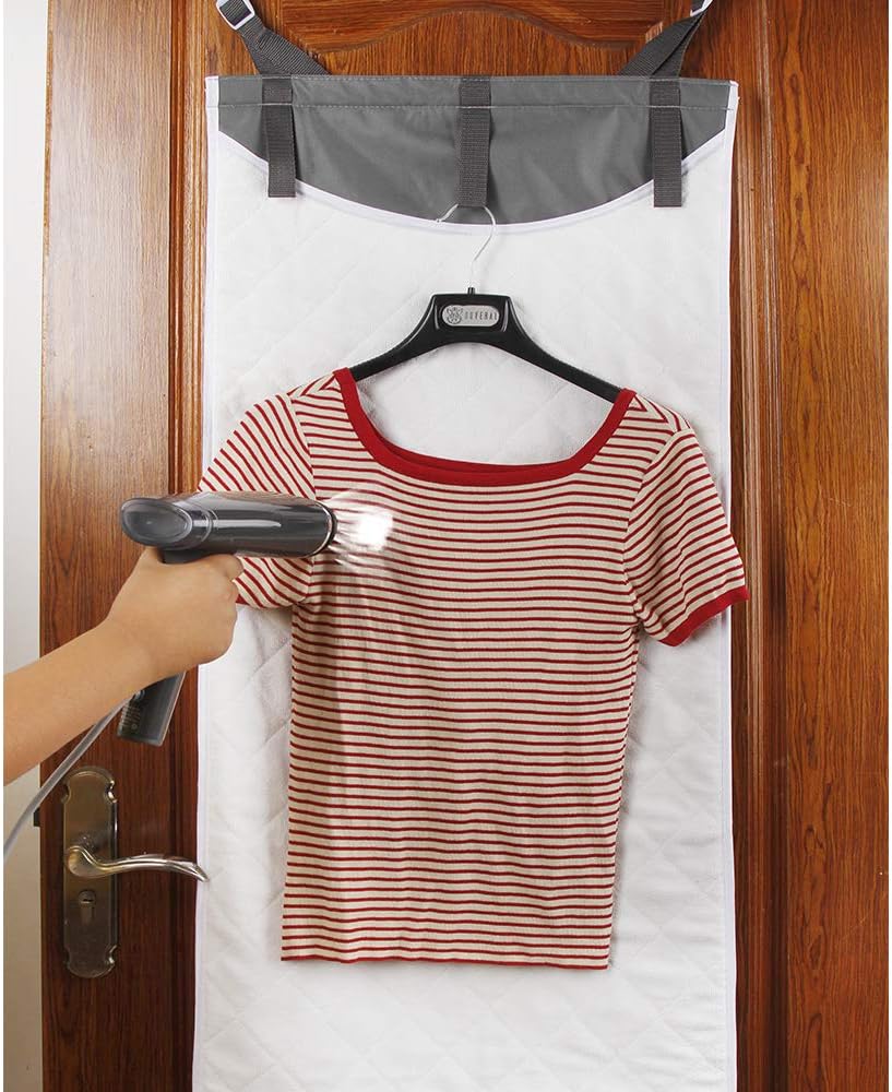 Over Door Steamer Pad for Handheld Steamer, Hanging Ironing Mat for Clothes