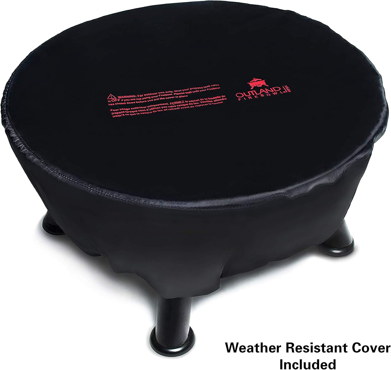 Outland Living Firebowl Smokeless Fire Pit, Round Outdoor Portable Propane Gas Fire Pit with UV and Weather Resistant Durable Cover