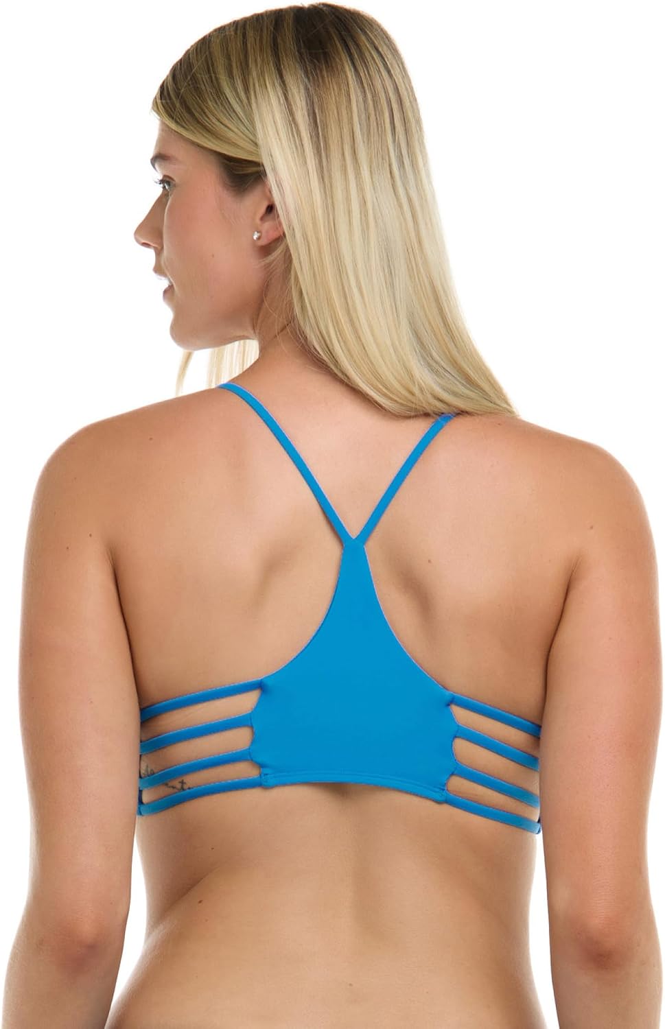 Body Glove Standard Smoothies Alani Solid Strappy Back Bikini Top for Women