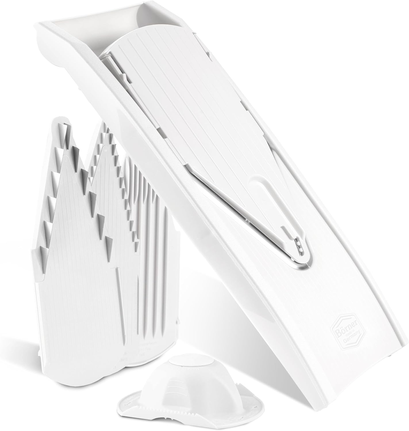 BORNER V Mandoline Slicer Kitchen V1 ClassicLine Starter Set | Vegetable Grater Börner - Quality Made in Germany, Color:Orange