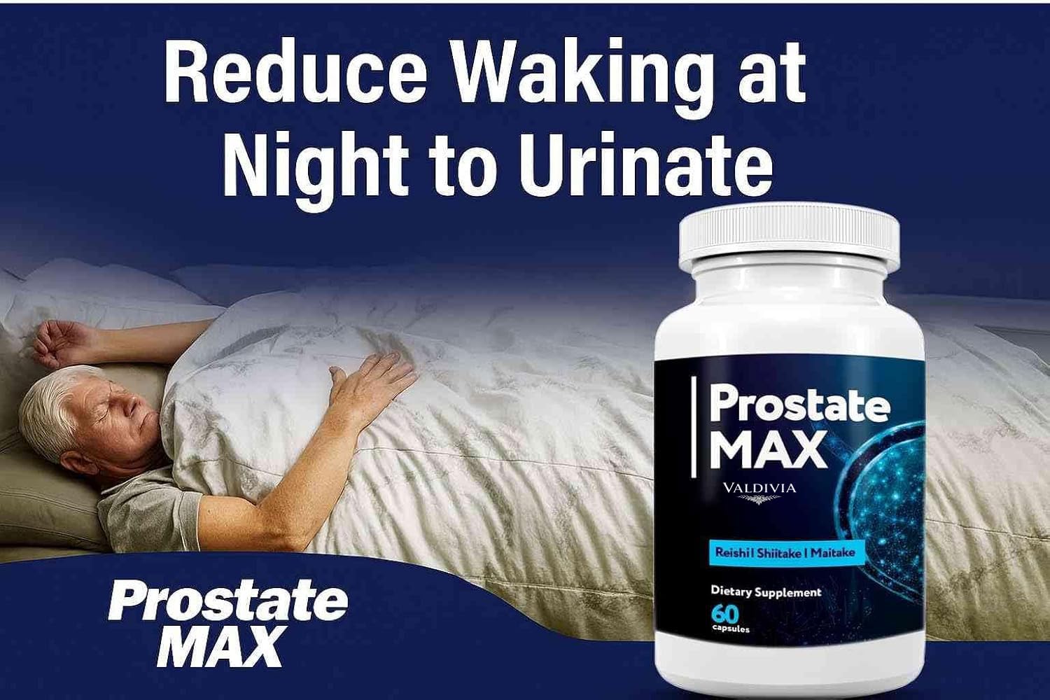 Valdivia ProstateMax Prostate Health Supplements for Men, Bladder & Urinary Support with Saw Palmetto Extract, Supports Healthy Prostate Function - 60 Capsules