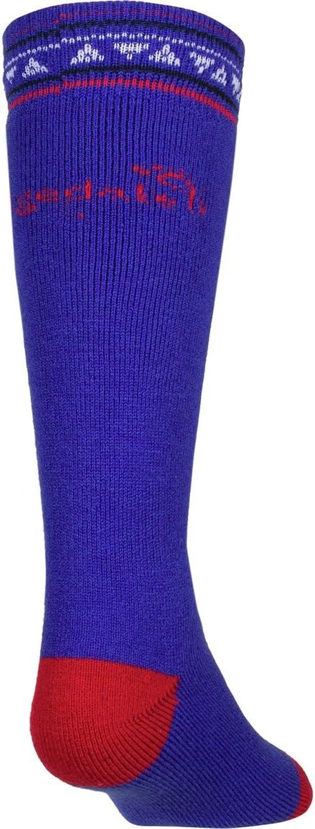 Bridgedale Merino Ski Sock - 2-Pack - Kids' Royal/Red, M
