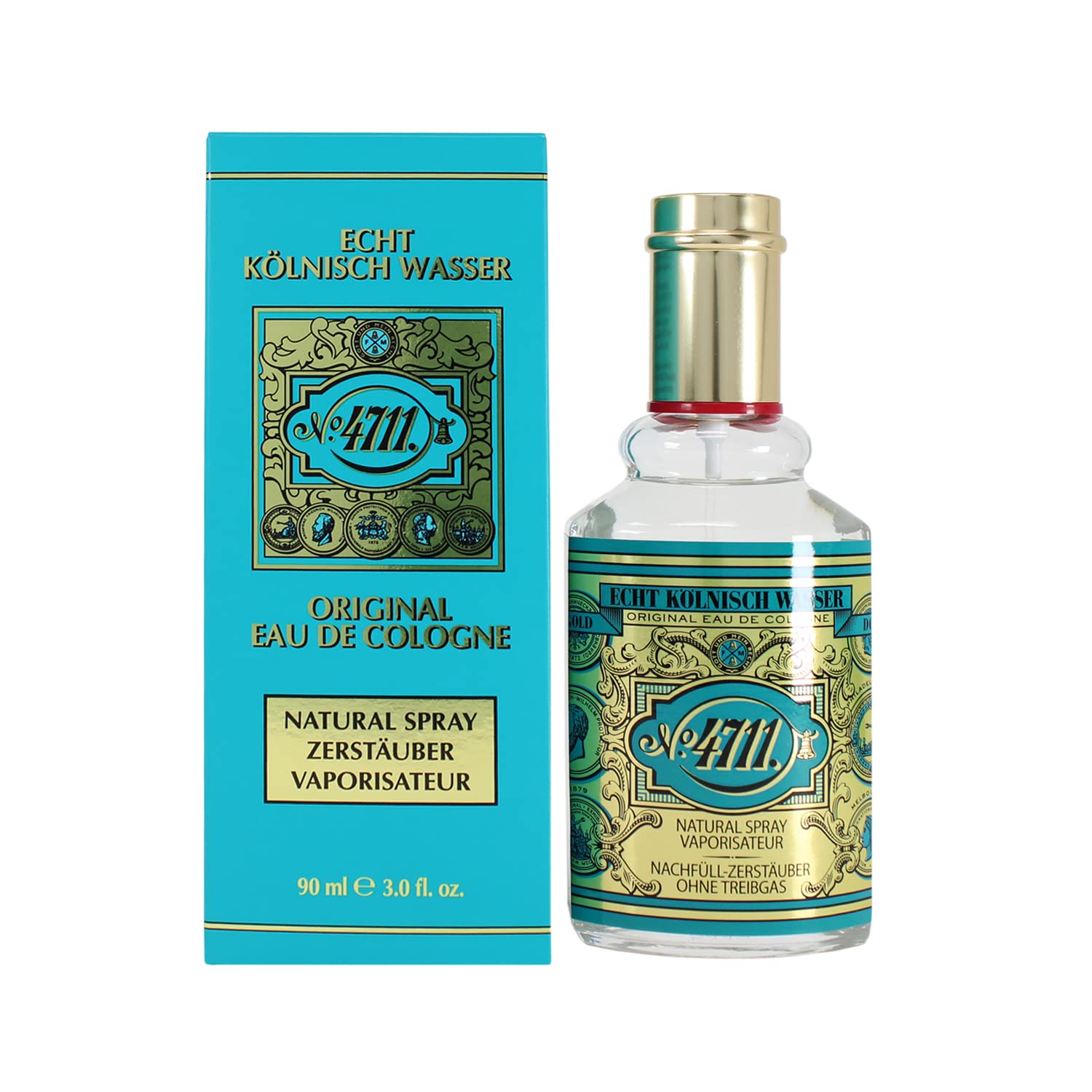Muelhens 4711 Eau De Cologne Splash for Unisex, 2.5 Ounce