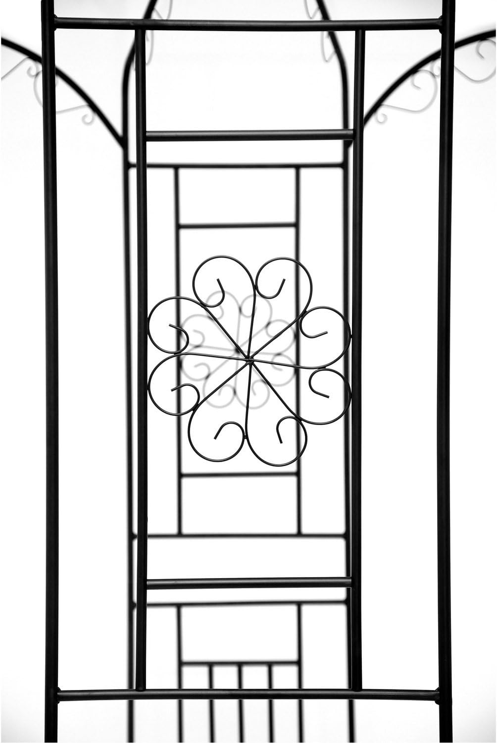 1. GO Steel Garden Arch, 8' High x 5'2" Wide, Garden Arbor for Various Climbing Plant, Outdoor Garden Lawn Backyard Gazebo