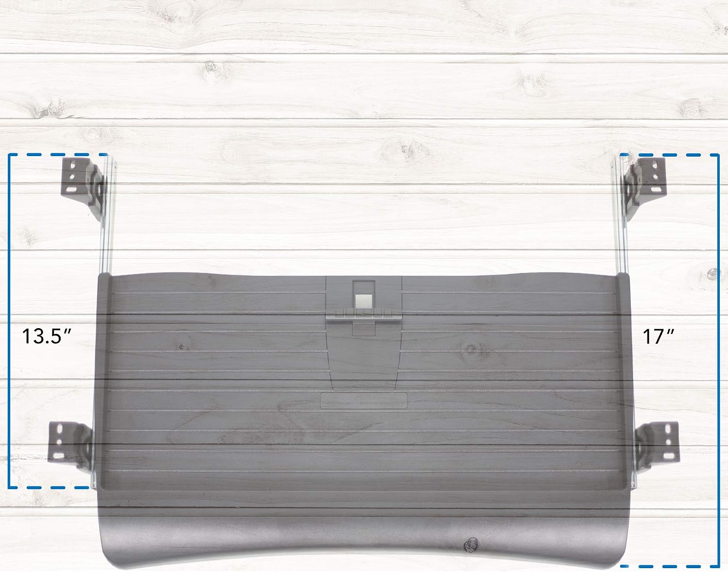 Mount-It! Keyboard Tray Under Desk with Adjustable Mouse Platform – Easy-Glide Sliding Drawer Under Desk Slide Out – Ergonomic Under Key Board