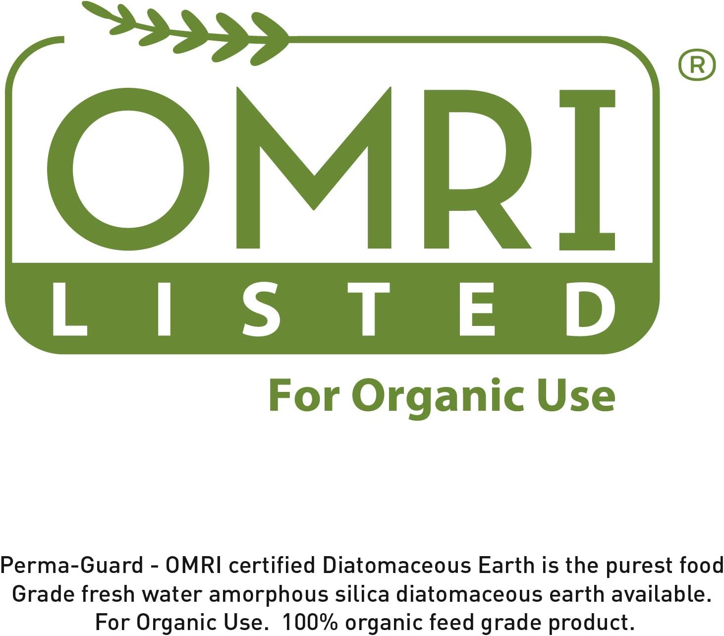 EasyGoProducts EGP-DE-50A Perma-Guard Diatomaceous Earth-DE Food Grade – 100% Organic – OMRI Or, 50 lb, Clear