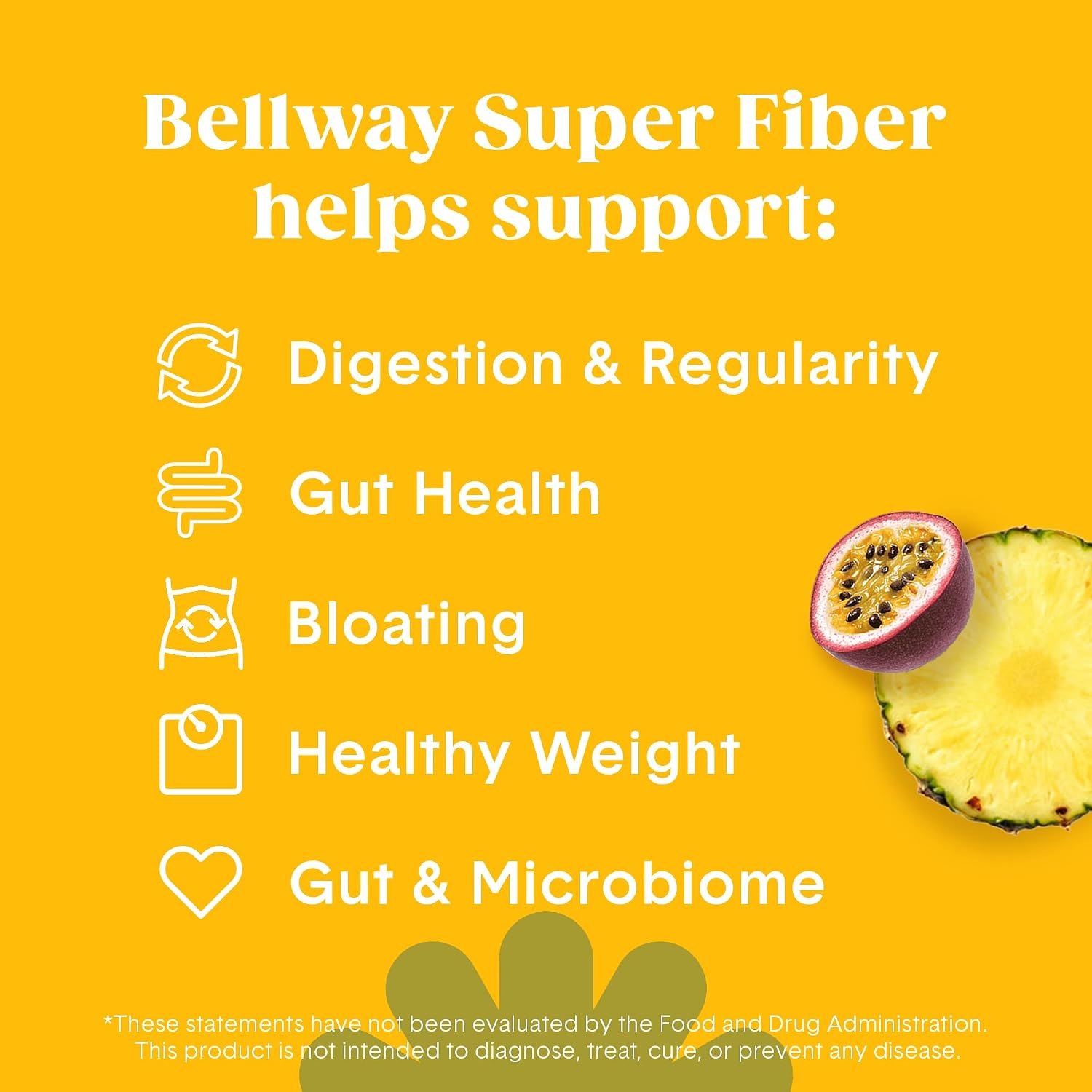 Bellway Super Fiber + Fruit, Organic Psyllium Husk Powder, Sugar-Free