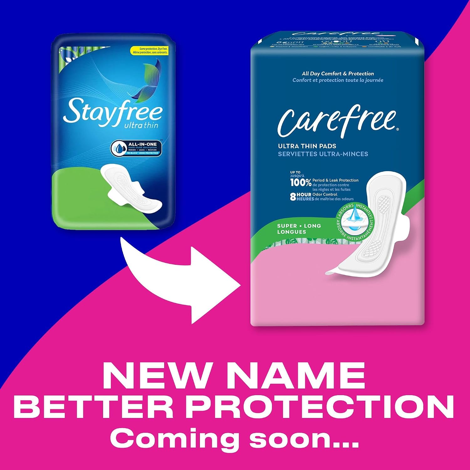 Stayfree Ultra Thin Super Long Pads with Wings For Women, Reliable Protection and Absorbency of Feminine Moisture, Leaks and Periods, 32 count