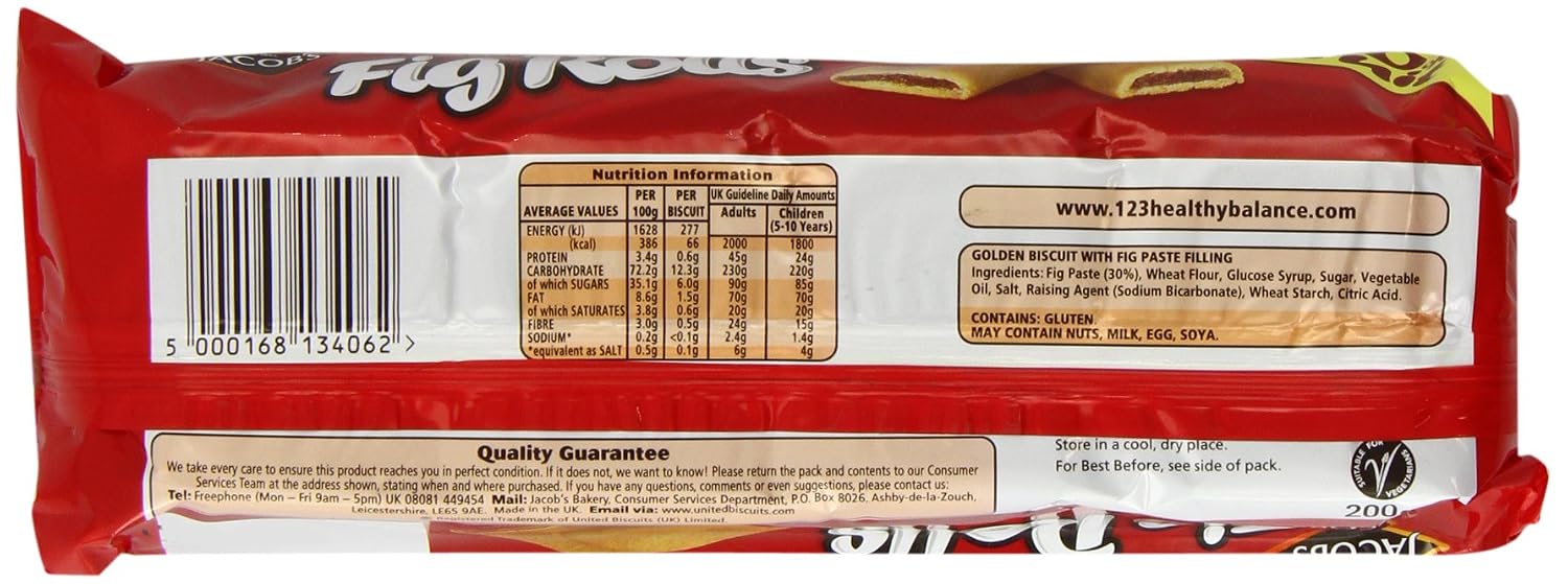 Jacob's Fig Rolls 200G