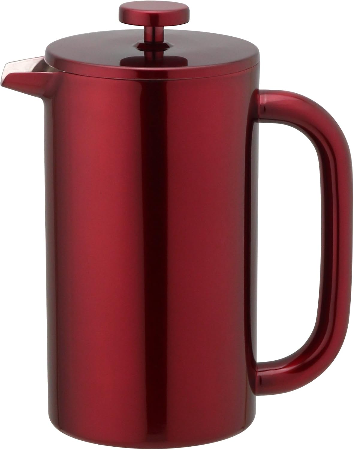 8-Cup Double Wall Insulated Stainless Steel French Coffee Press, 32-Ounce Durable Coffee Tea Maker with Stainless Steel Plunger, Copper
