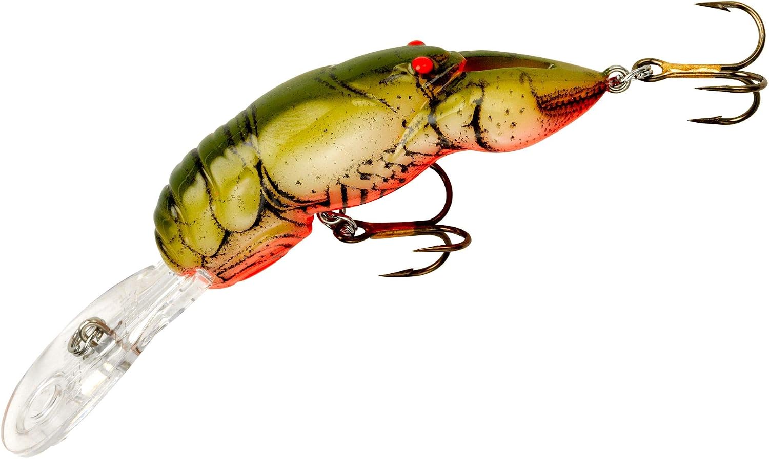 Rebel Lures Original Realistic Crawfish Crankbait Fishing Lure