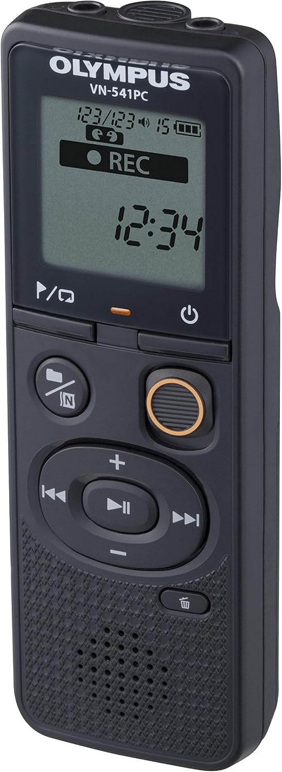 Olympus VN-541PC With PC Link 4GB Black Digital Voice Recorder (Renewed)