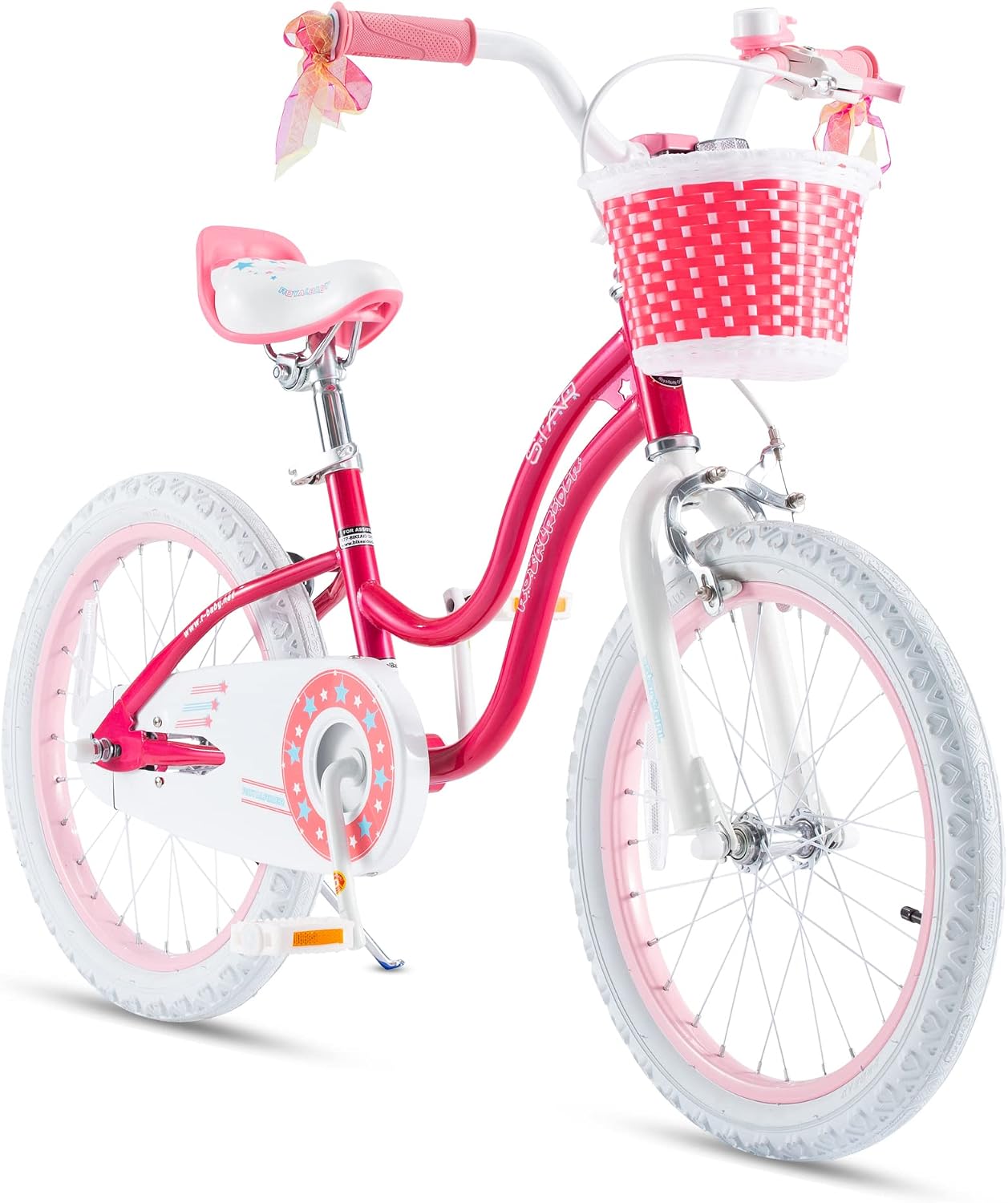RoyalBaby Girls Bike Classic & EZ Kids Bike, Balance and Pedal Bicycle, 12 14 16 18 20 Inch Toddlers to Big Kids 3-10 Years