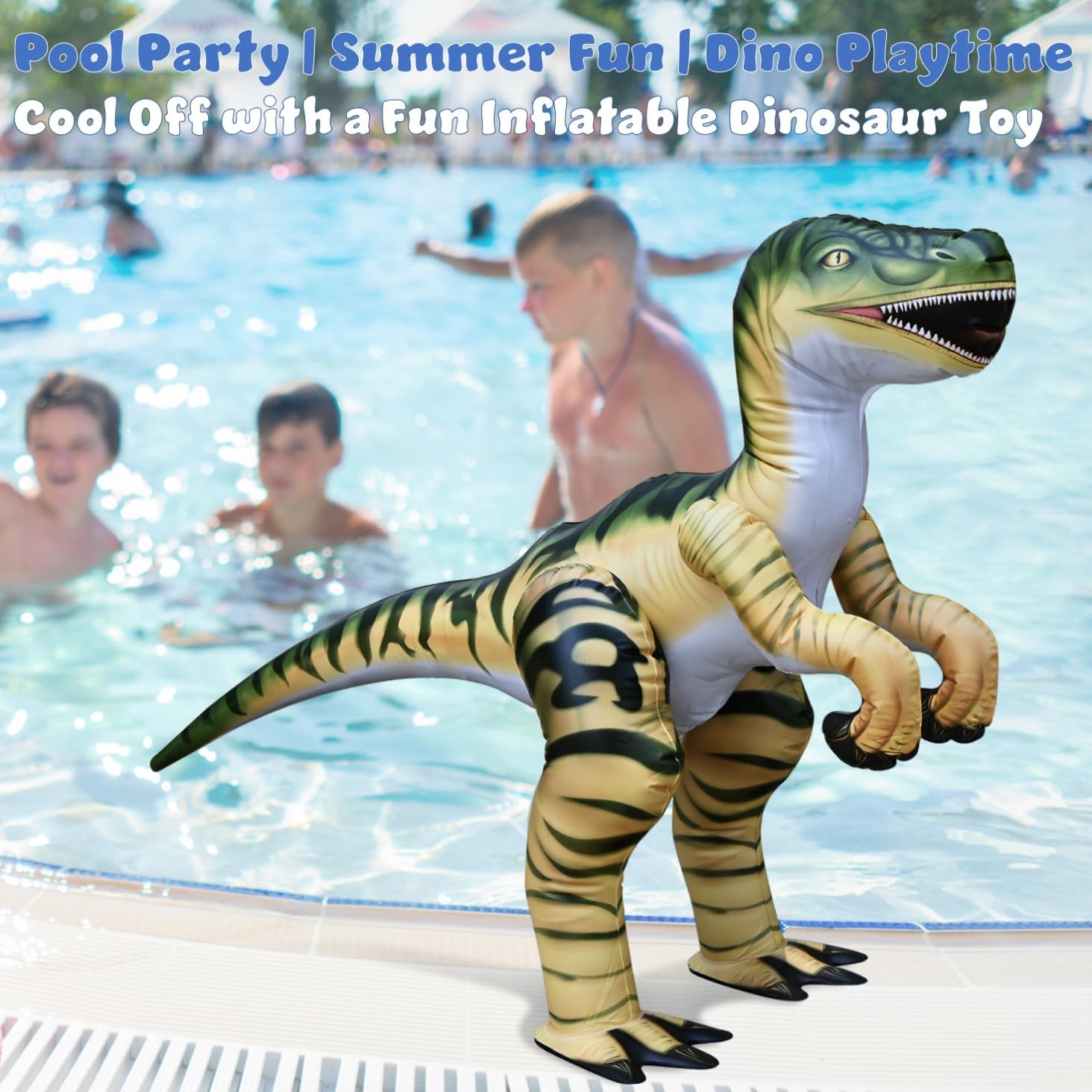 Jet Creations Inflatable Spinosaurus, 53" Long, Realistic Dinosaur