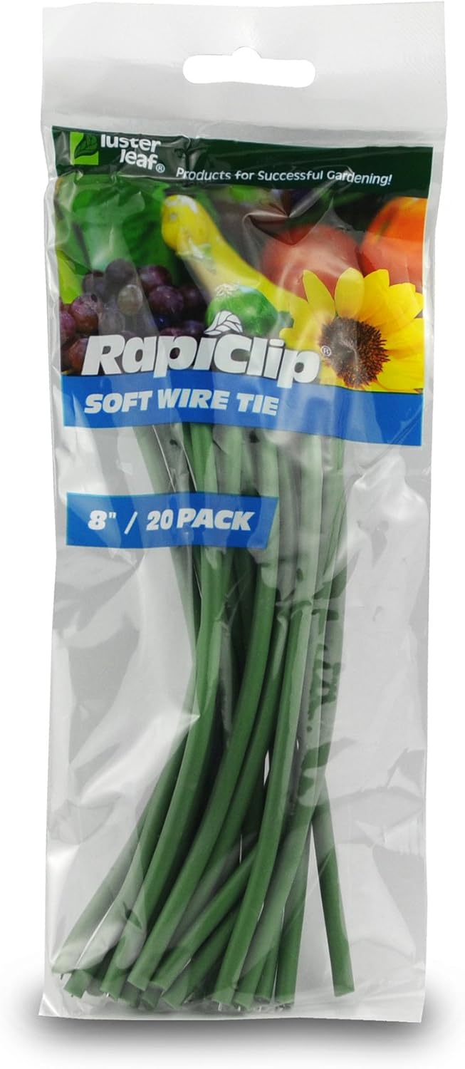 Luster Leaf 865 Rapiclip Soft Wire Tie, Pack of 20