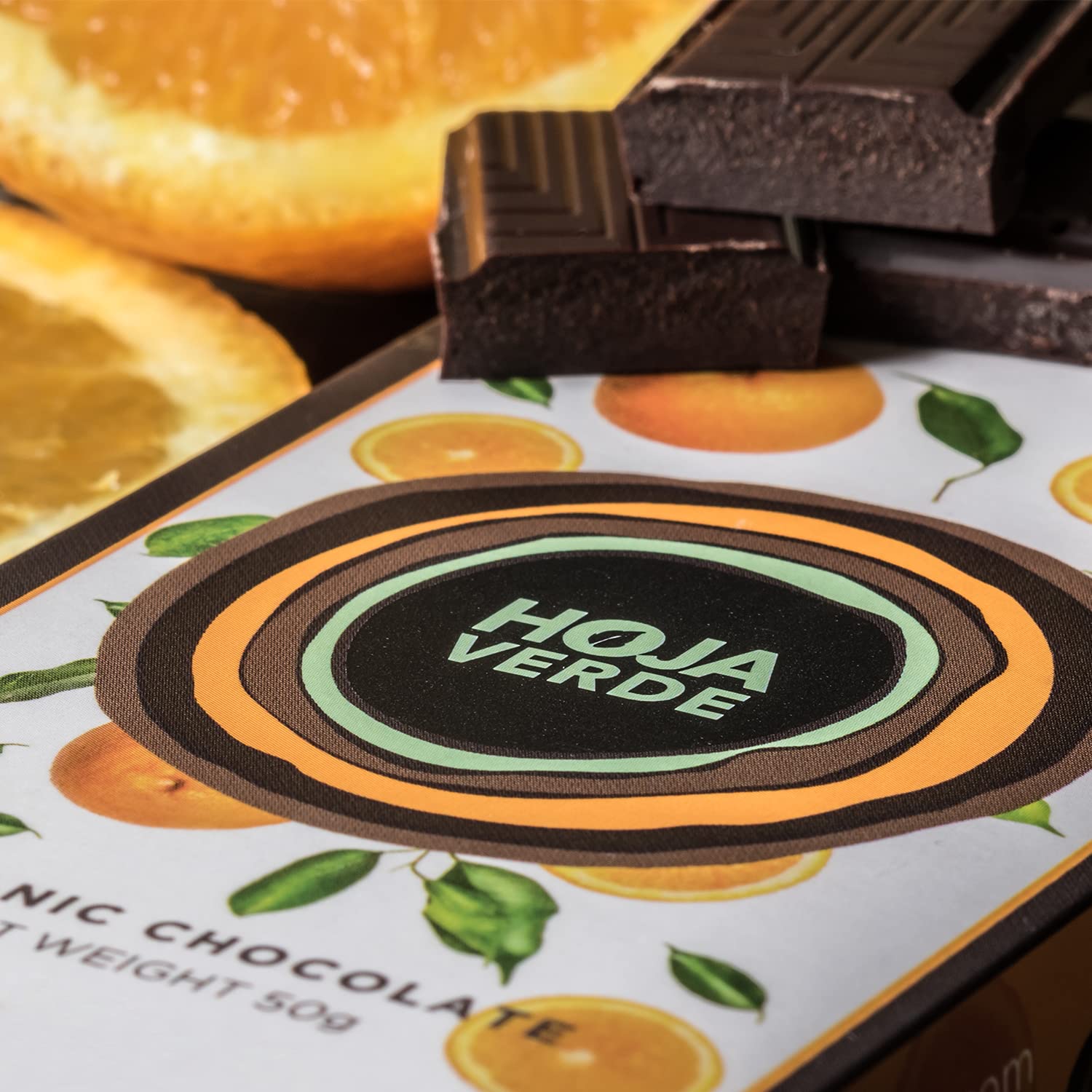 Hoja Verde Dark Chocolate Sugar, Dairy Free Bars, Keto Friendly, Certified Organic | Vegan, Natural, Non-GMO and Gluten Free (100% Pure)