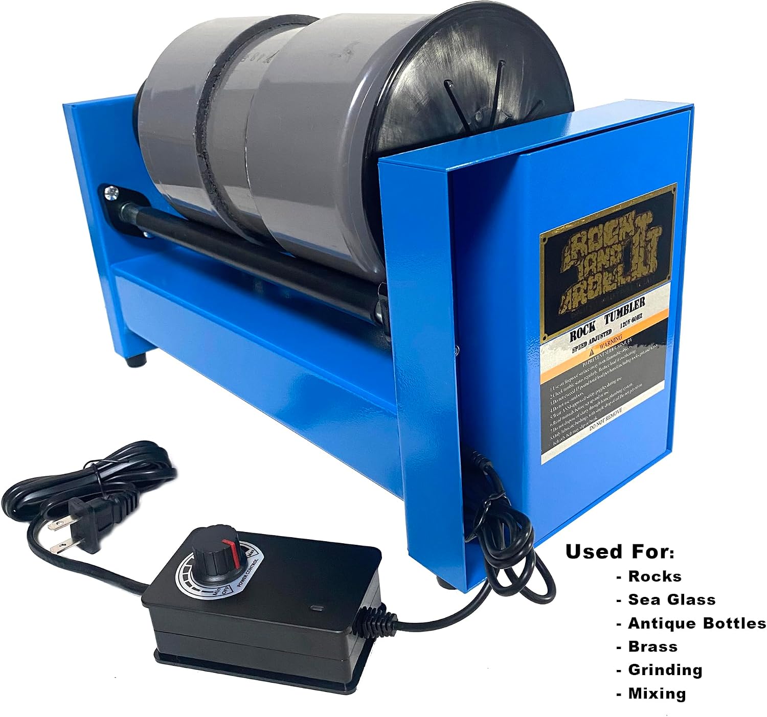 15 lb Rock Tumbler Machine Rock Polisher Kit