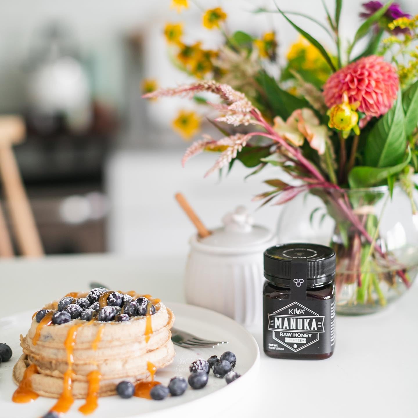 Kiva Raw Manuka Honey - Certified UMF 15+, MGO 514+ 100% Pure Genuine New Zealand, Non-GMO, Traceable (8.8oz/250g Bottle)