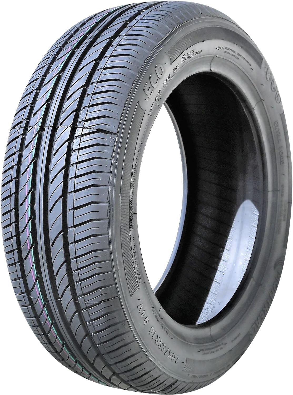 Montreal Eco All-Season Touring Radial Tire-205/55R16 205/55/16 205/55-16 94V Load Range XL 4-Ply BSW Black Side Wall
