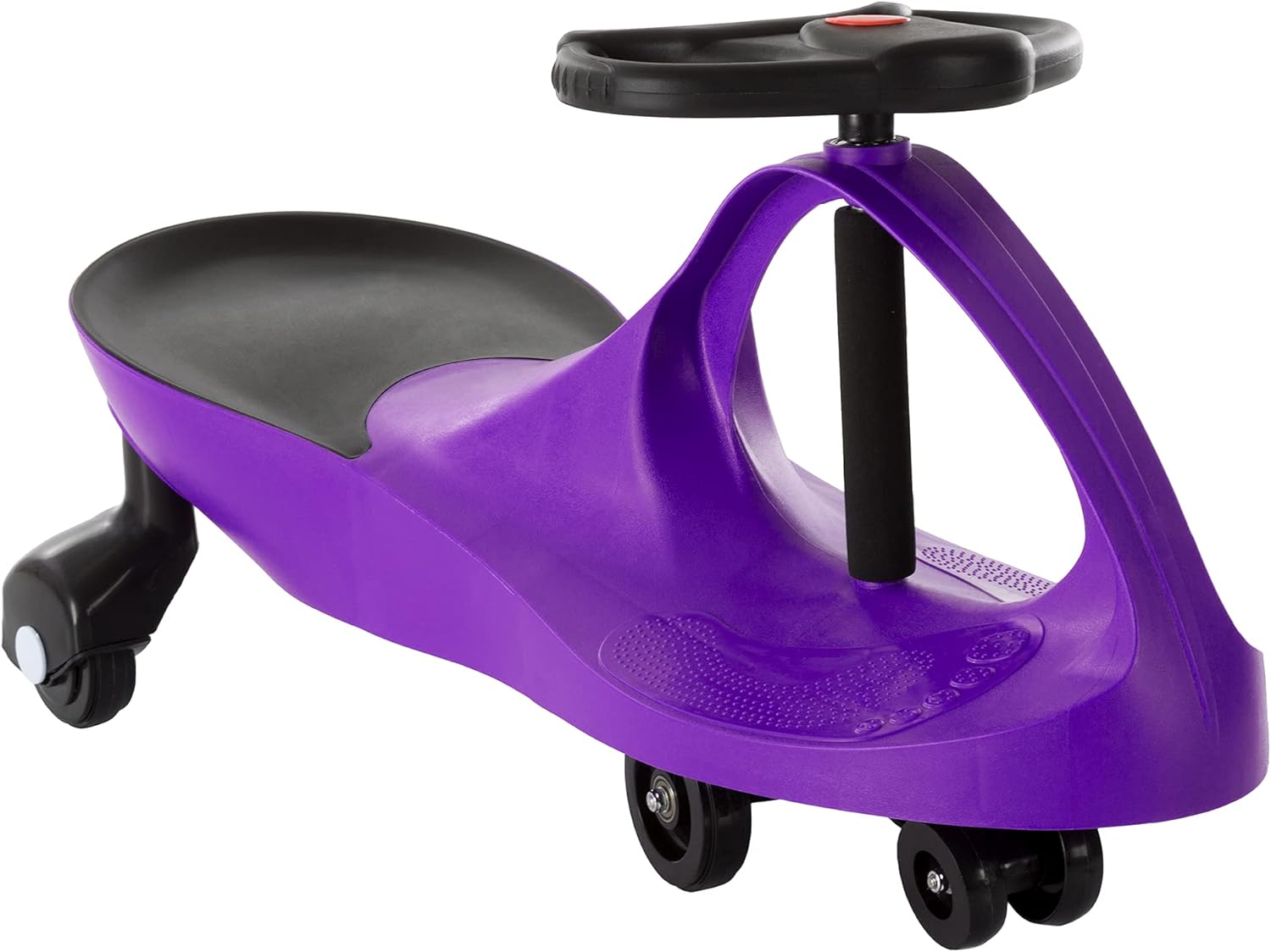 Wiggle Car Ride On Toy - No Batteries, Gears or Pedals - Twist, Swivel, Go - Outdoor Ride Ons for Kids 3 Years and Up by Lil' Rider (Hot Pink)