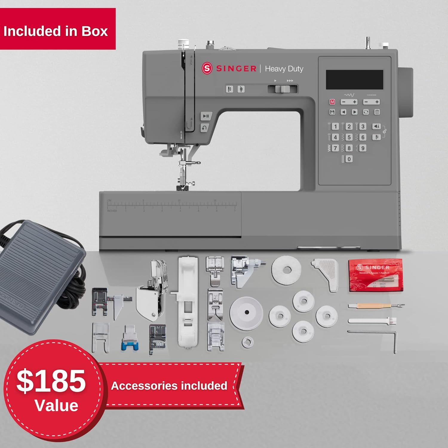 SINGER® 6700C Heavy Duty Computerized Machine with Accessory Kit