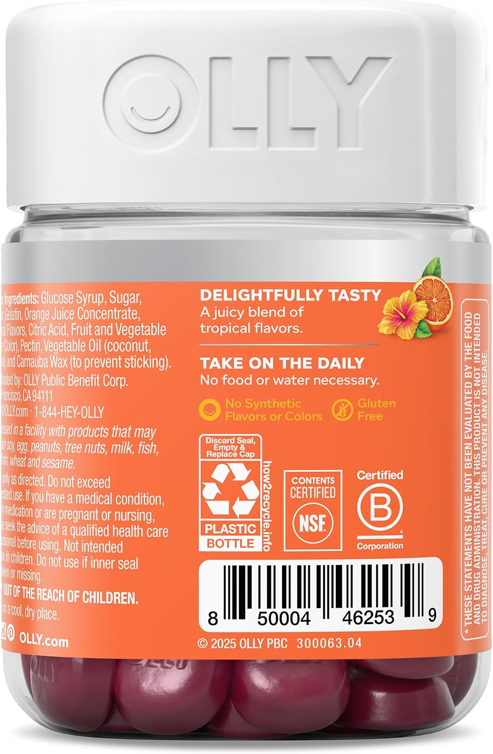 OLLY Heavenly Hair, Supports Healthy Hair,* Keratin, Biotin - 60 Count