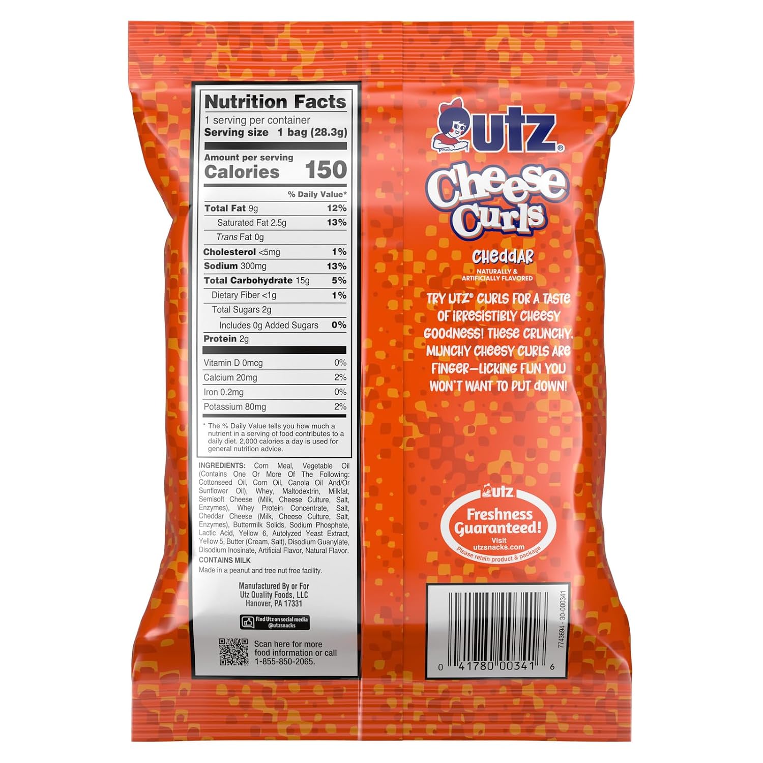 Utz Potato Chips, Barbeque – 1 oz. Bags (60 Count) – Crispy Potato Chips Made from Fresh Potatoes, Crunchy Individual Snacks to Go, Cholesterol Free, Trans-Fat Free, Gluten Free Snacks