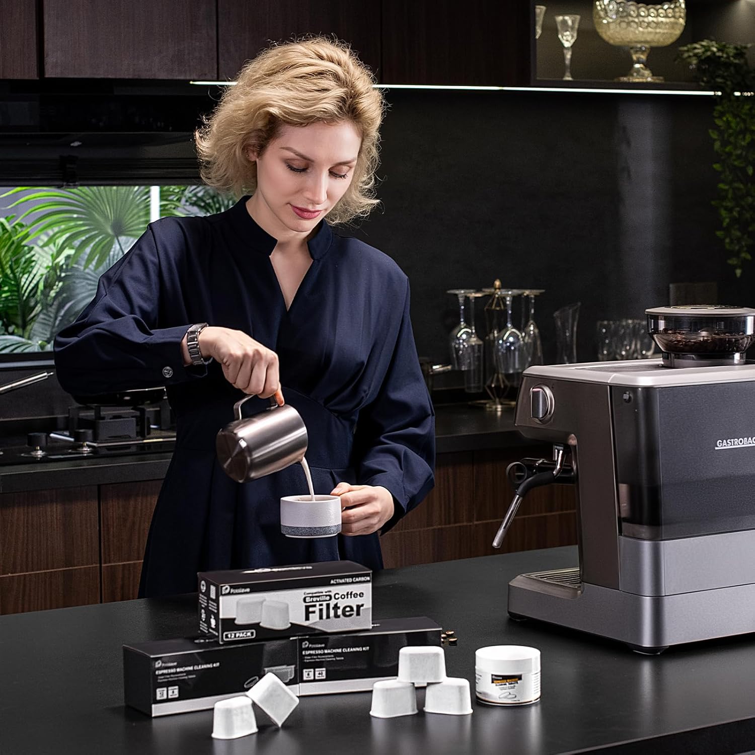 Possiave 12-Pack Water Filters Compatible with Breville BWF100 Machines