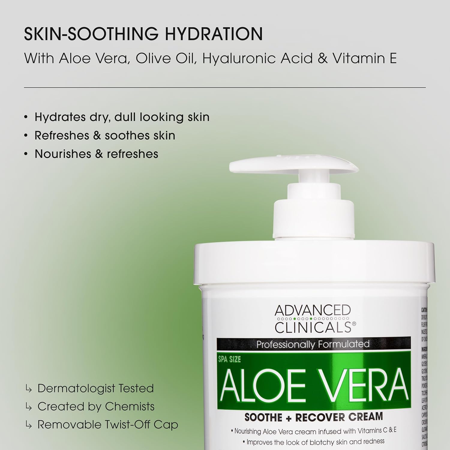 Advanced Clinicals Coconut Oil Body Cream For Women & Men | Hydrating Coconut Lotion For Extremely Dry Skin | Visible Anti Aging Body Butter Skin Care Balm Moisturizer For Hand, Heel, Feet, 16 Ounce