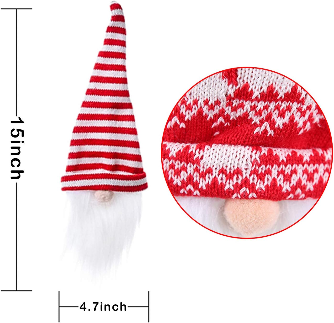 Christmas Gnome Wine Bottle Covers