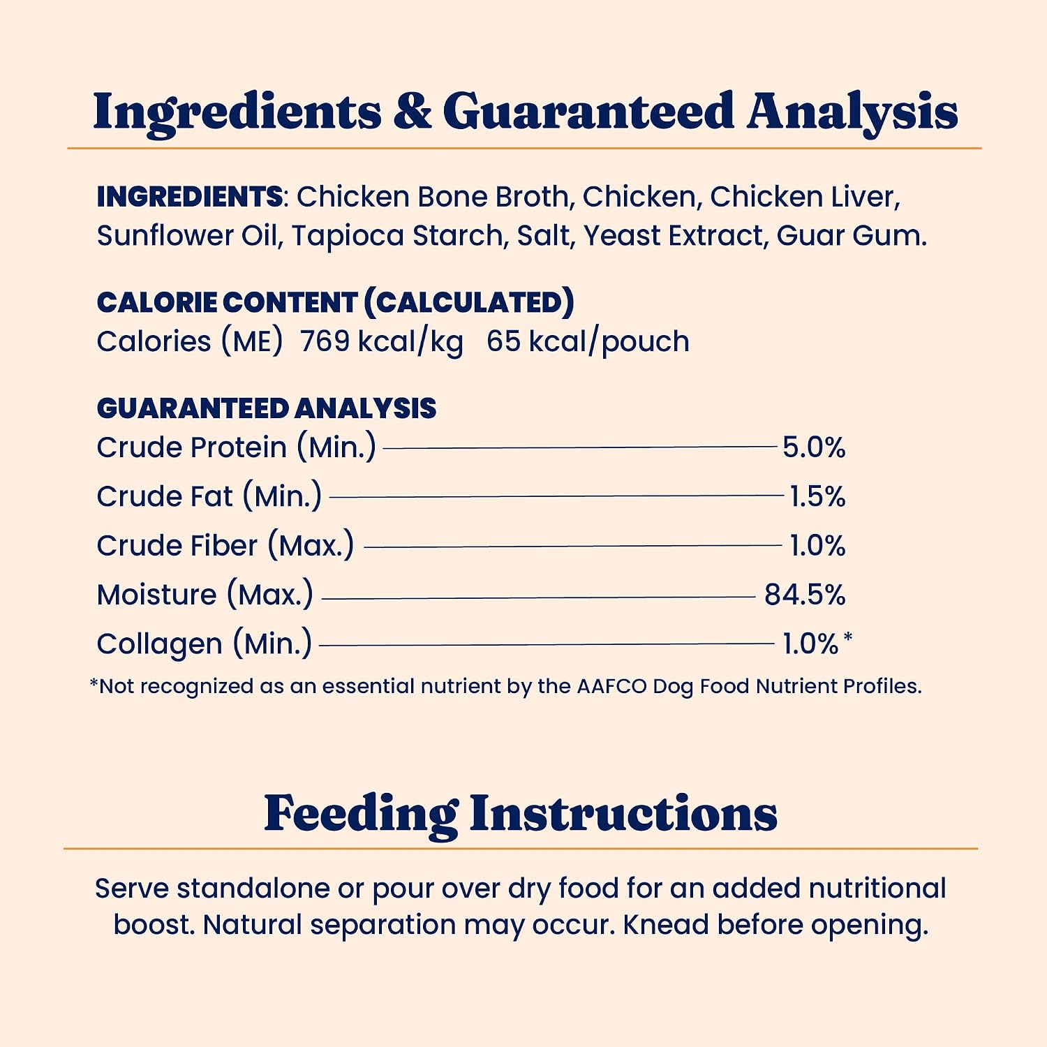 Solid Gold Bone Broth Cat Food Topper, Tuna, Lickable Pouches, 12ct