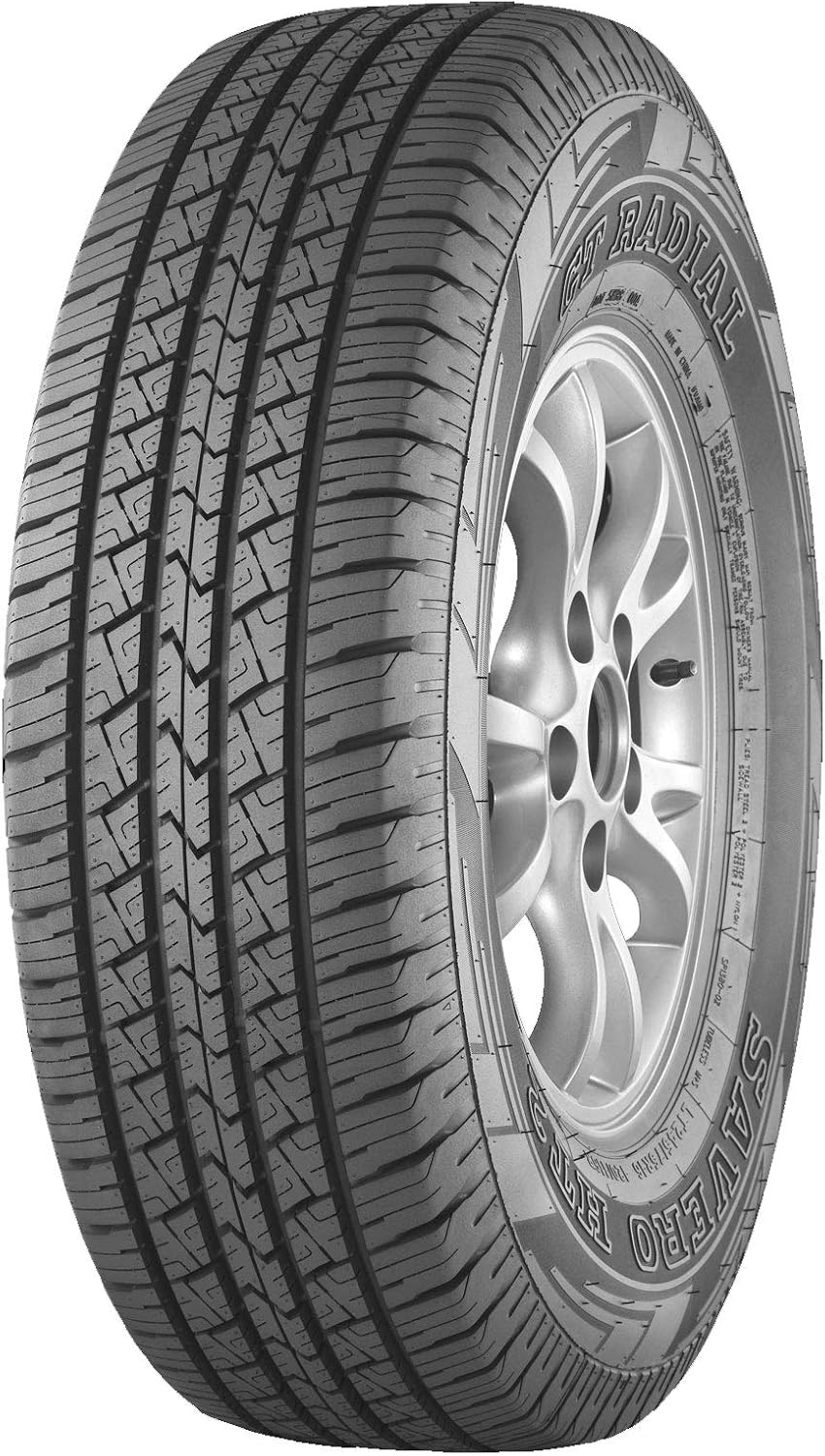 GT Radial Savero HT2 Tire - 215/70R15 97S | Passenger Touring All Season Traction 97S Rated Standard Load Radial Construction Black Sidewall Tire