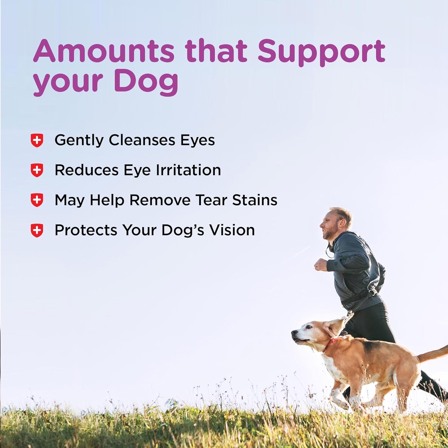 Nutri-Vet Dog Eye Wash, Tear Stain Remover for Dogs, Pet Eye Rinse, 4oz | Eye Wash for Dogs, Dog Eye Cleaner, Tear Stains, Pet Safe Formula