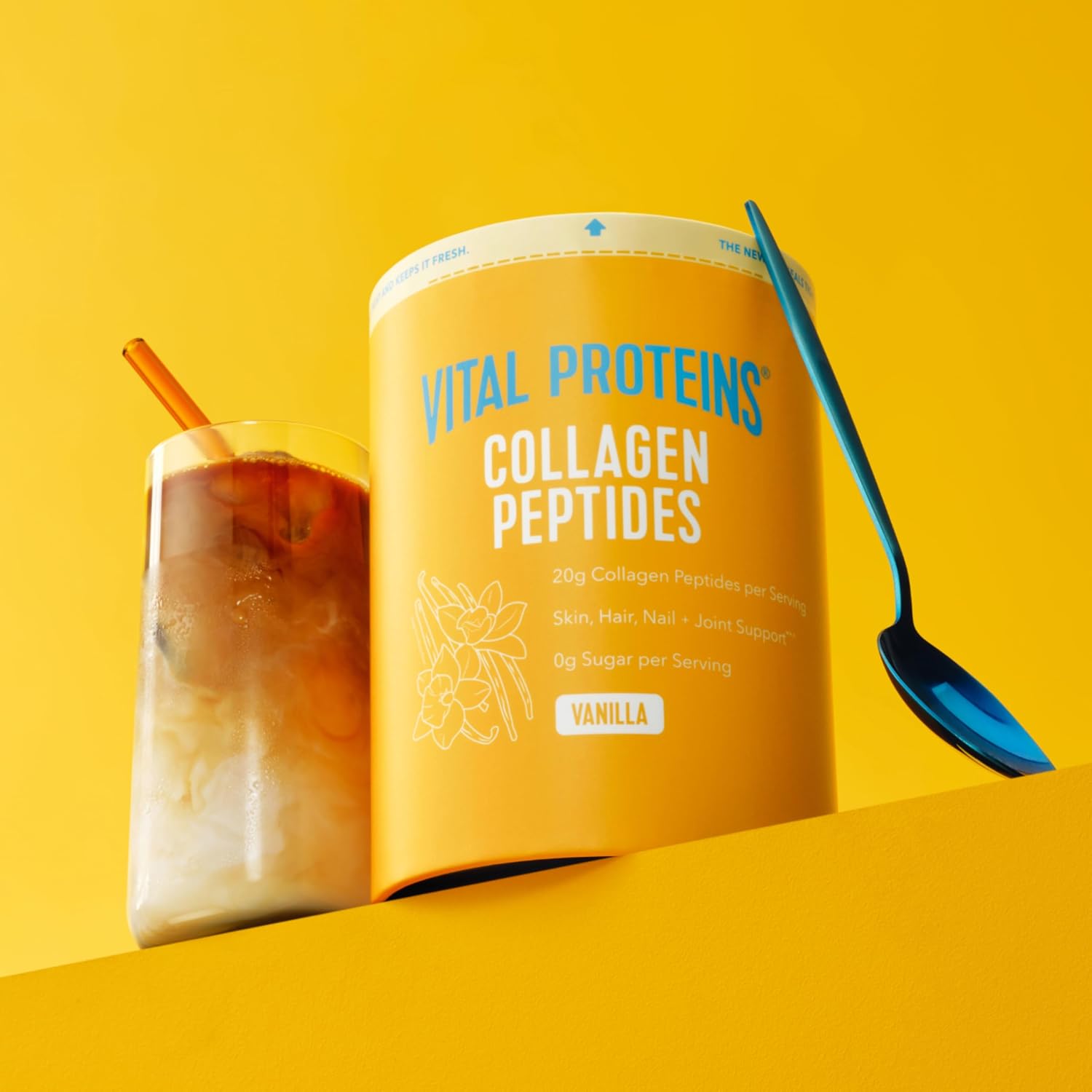 Vital Proteins Collagen Peptides Powder, Unflavored Stick Packs, 20 Count | 10g Hydrolyzed Collagen Peptide Per Packet, Supports Hair Skin & Nails, Travel-Friendly Stick Packs, 20 Servings