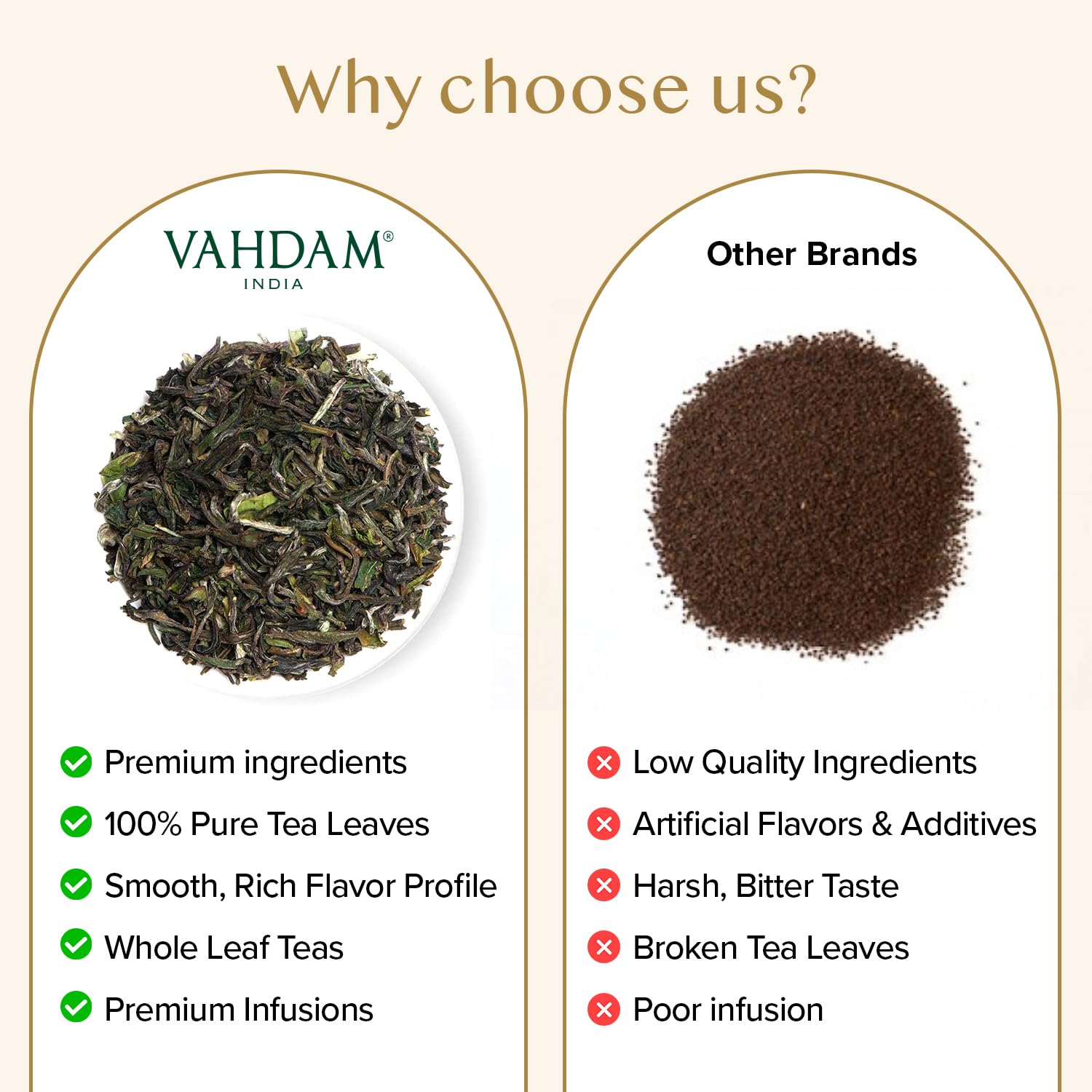 VAHDAM, Himalayan Green Tea Leaves (50+ Cups, 3.53 Oz) Non GMO, Gluten Free | High Elevation Grown Green Tea Leaves From Himalayas | Pure Unblended Single Origin Green Loose Leaf Tea | Vacuum Sealed