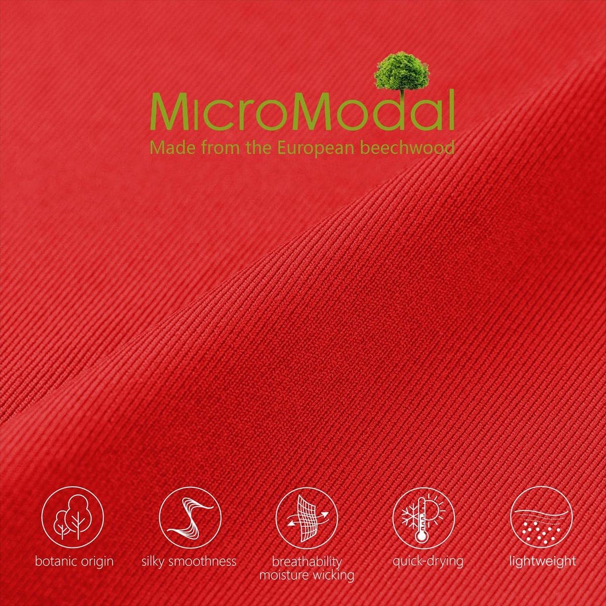 Men's Underwear Micro Modal 3 Pack Boxer Briefs Open Fly