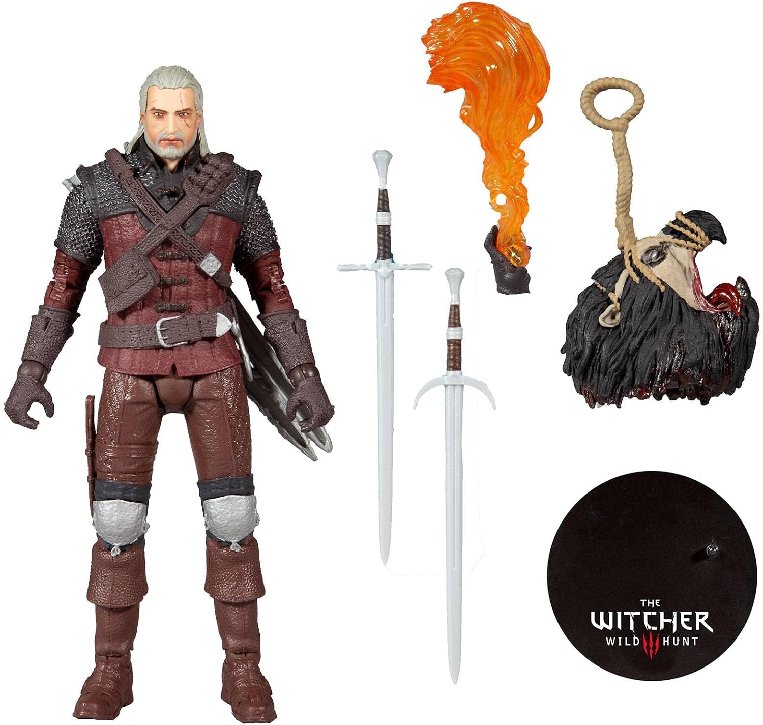 McFarlane Toys The Witcher Geralt of Rivia (Wolf Armor) 7" Action Figure