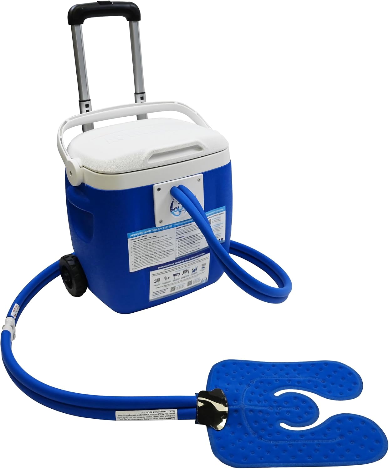 Polar Active Ice 3.0 Cold Therapy Ice Machine System w Programmable Timer, Shoulder Pad & Compression Wrap for Targeted Coverage